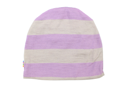 Joha hue stripe lavendel/natur uld